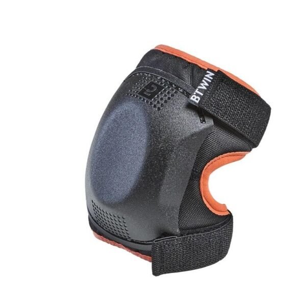 one-size-cycling-elbow-and-knee-protectors-set-3-6-years-pink-btwin-8734316-3.jpg One Size Cycling Elbow and Knee Protectors Set 3-6 Years-orange